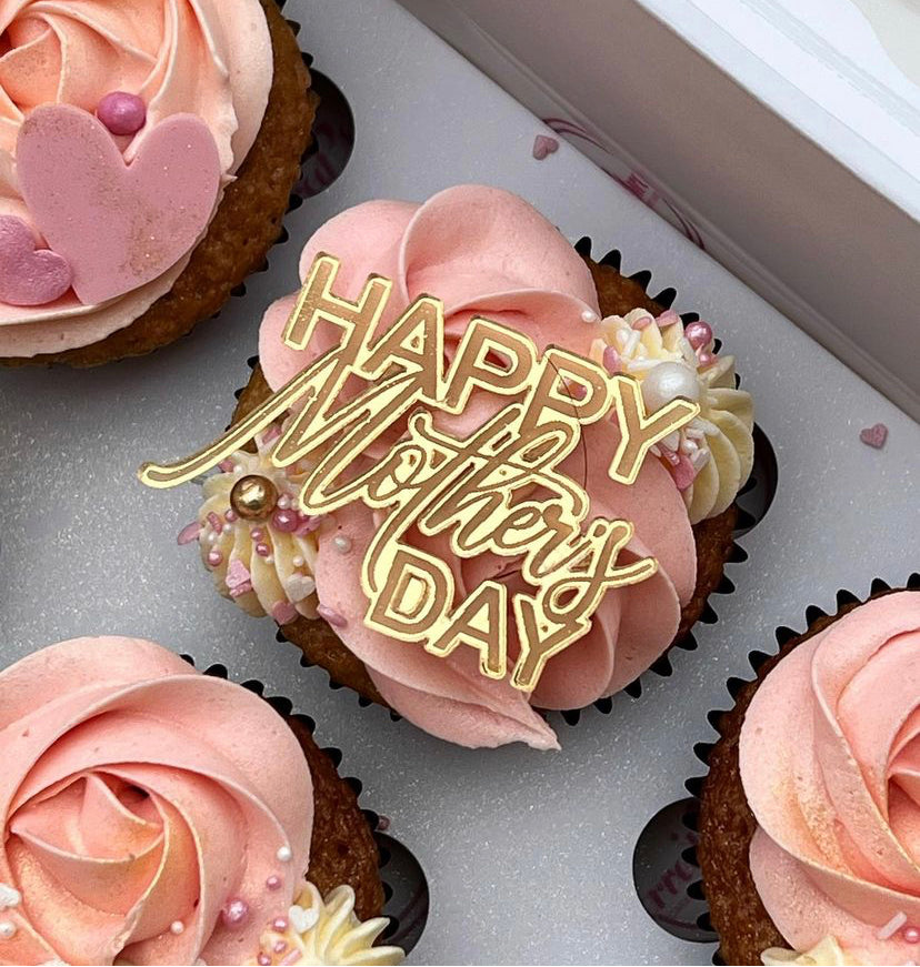 Mother’s Day! cupcake topper- PACK OF 4