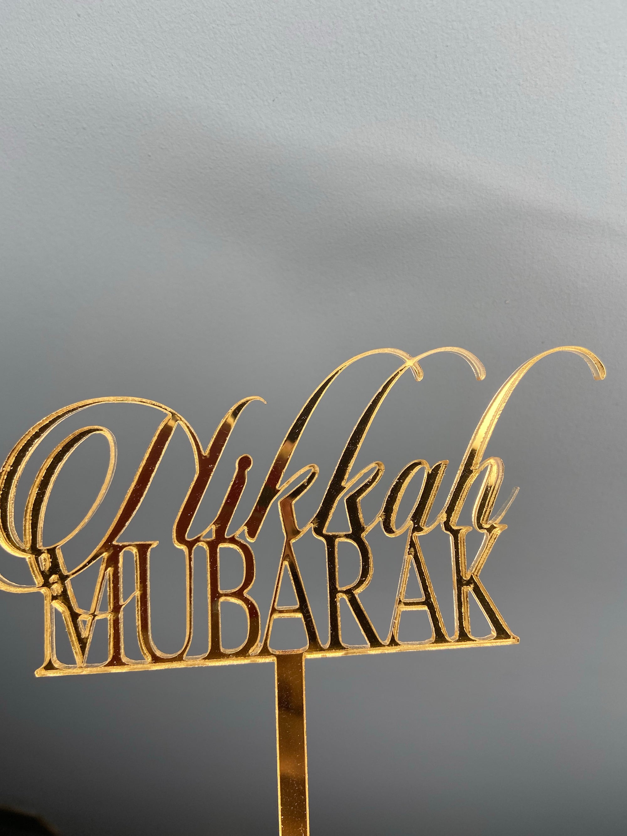 Sold as seen: Nikkah Mubarak